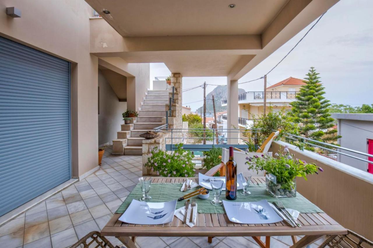 Monemvasia Modern Flat With Partial View Eksteriør bilde