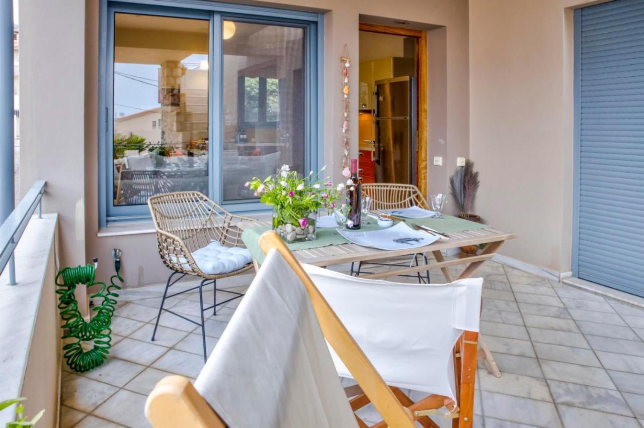 Monemvasia Modern Flat With Partial View Eksteriør bilde