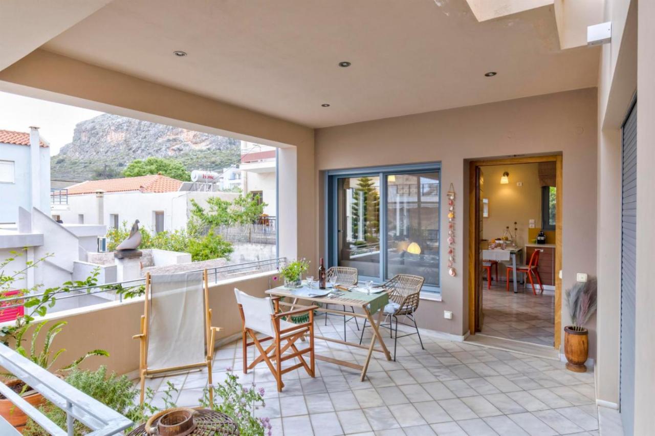 Monemvasia Modern Flat With Partial View Eksteriør bilde